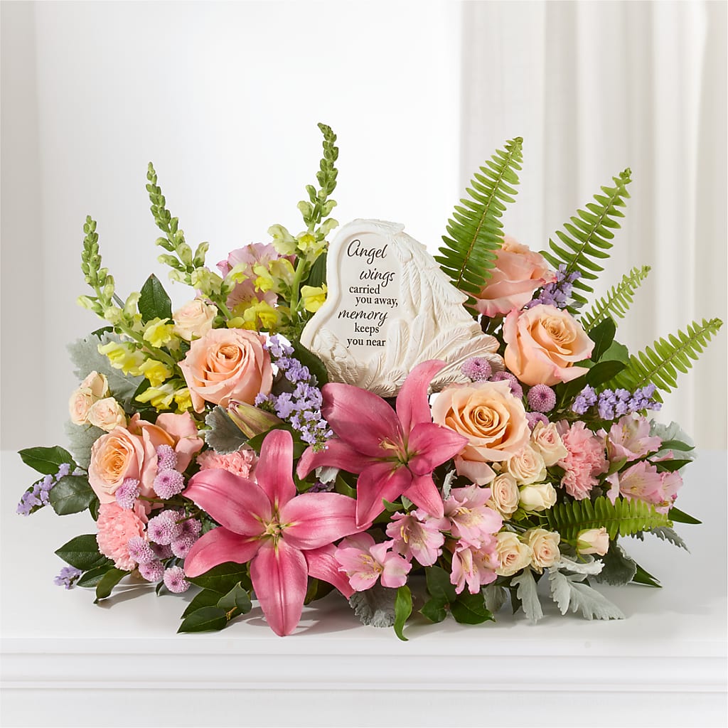 Gentle Light Arrangement – Gathered Blooms By Emily, Fairburn GA