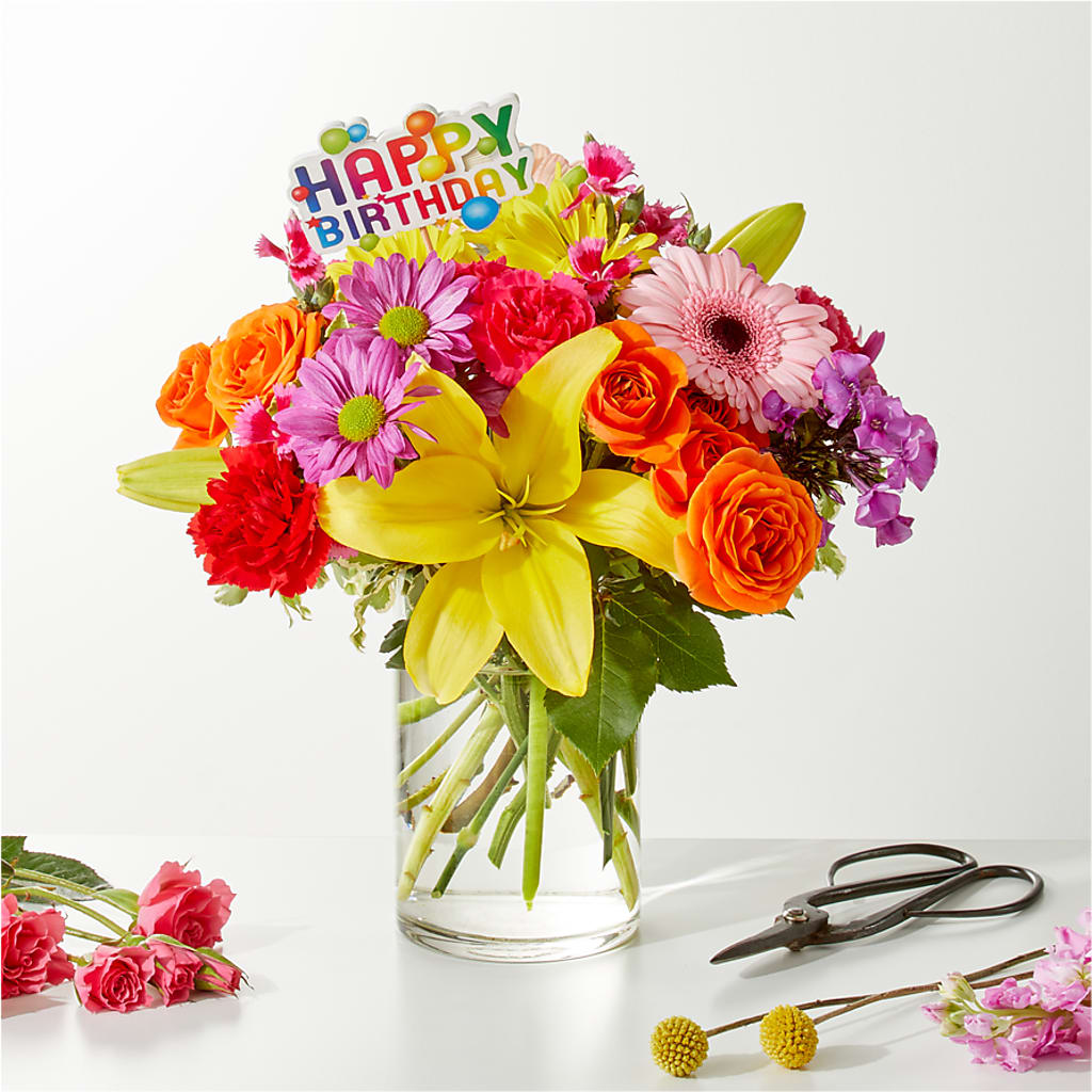 Cue the Confetti - A Florist Original – Gathered Blooms By Emily, Fairburn GA