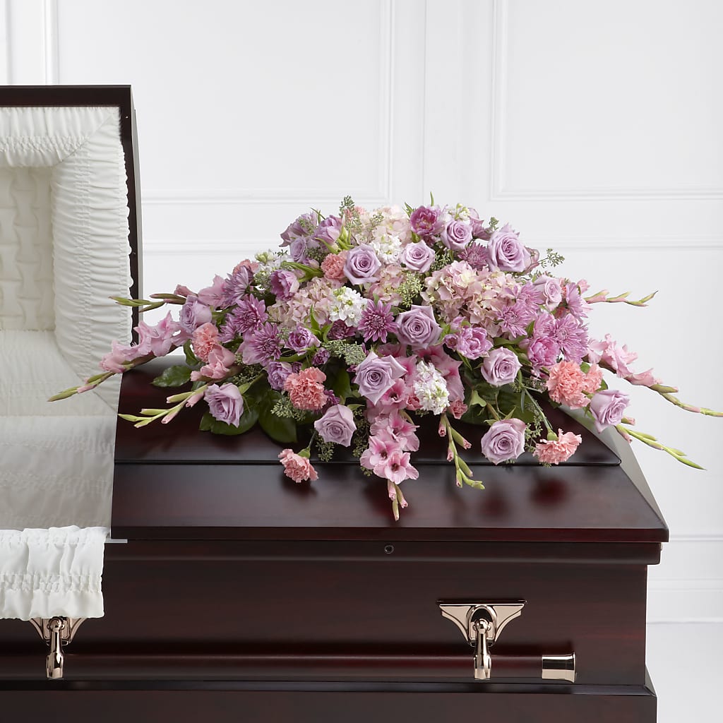 Immorata Casket Spray – Gathered Blooms By Emily, Fairburn GA