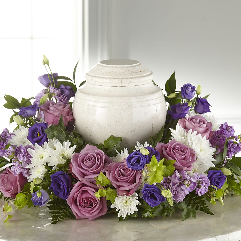 Blooming Sympathy Cremation Adornment – Gathered Blooms By Emily, Fairburn GA