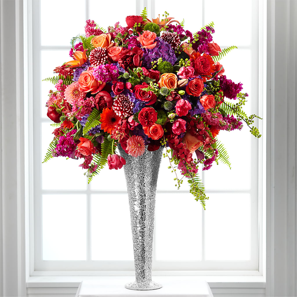 Flower Jeweled Arrangement – Gathered Blooms By Emily, Fairburn GA