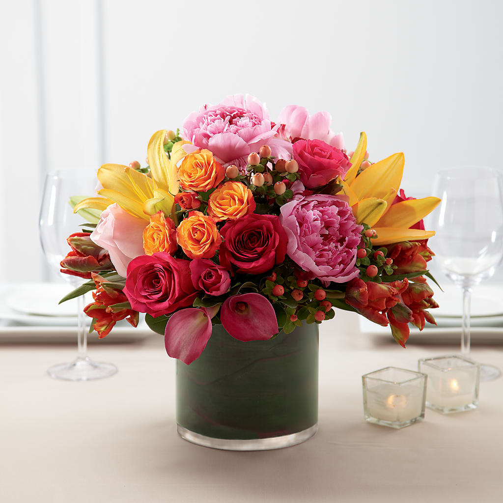Color Mix Arrangement – Gathered Blooms By Emily, Fairburn GA