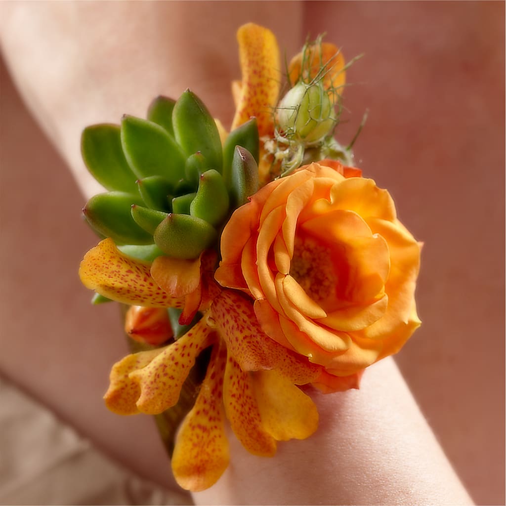 Irresistible Love Wrist Corsage – Gathered Blooms By Emily, Fairburn GA