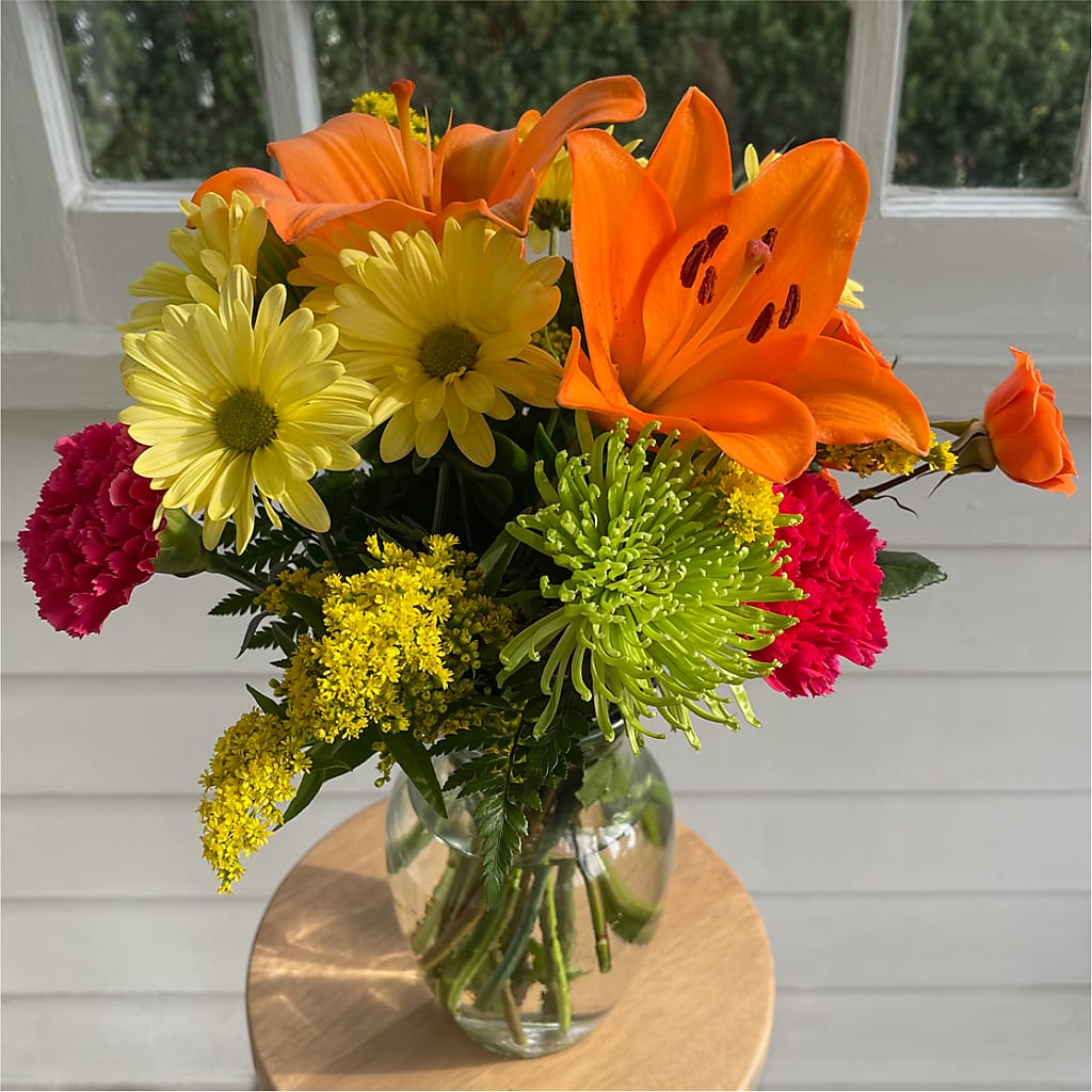 Bold & Bright – A Florist Original –  Gathered Blooms By Emily, Fairburn GA