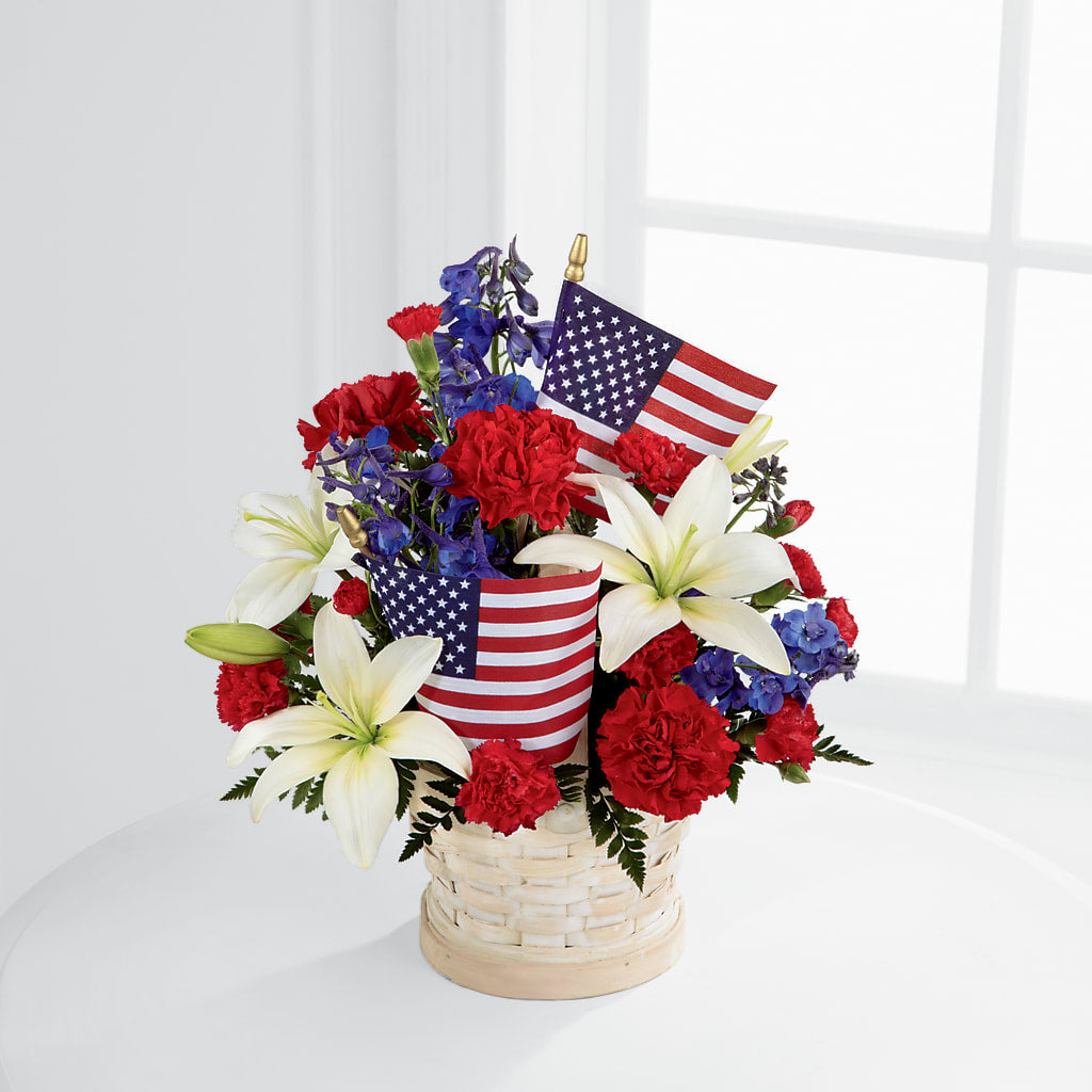American Glory Bouquet –  Gathered Blooms By Emily, Fairburn GA