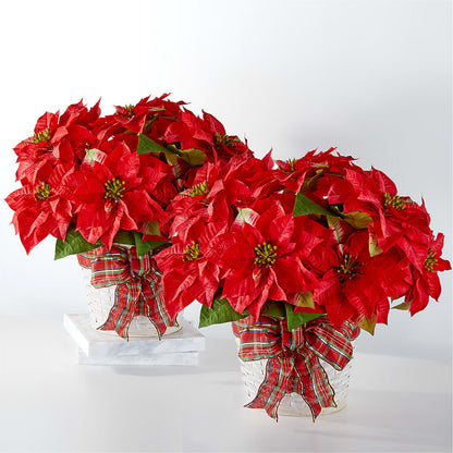 Happiest Holidays Poinsettia Bundle –  Gathered Blooms By Emily, Fairburn GA