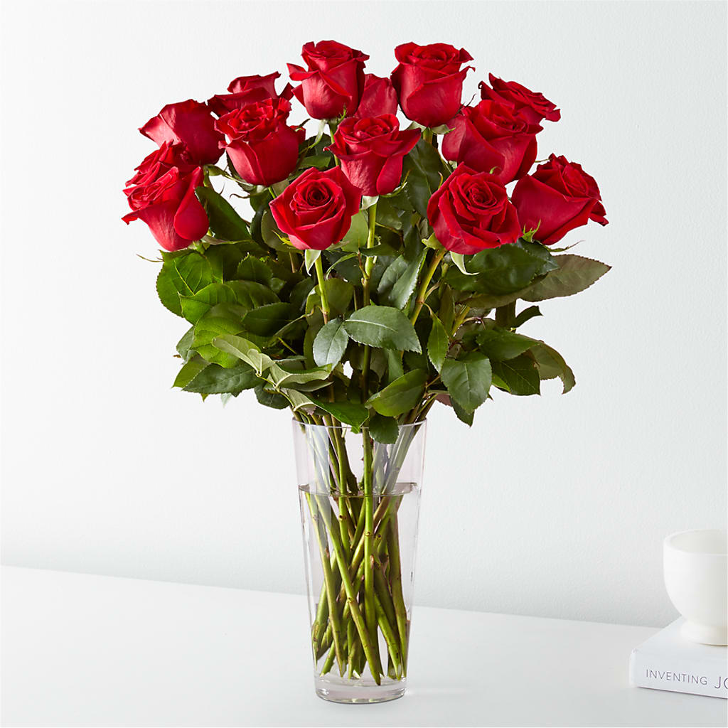 Long Stem Red Rose Bouquet –  Gathered Blooms By Emily, Fairburn GA