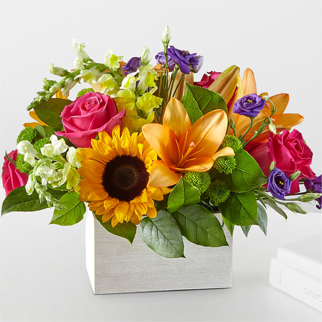 Best Day Box Bouquet –  Gathered Blooms By Emily, Fairburn GA