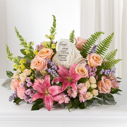 Gentle Light Arrangement –  Gathered Blooms By Emily, Fairburn GA