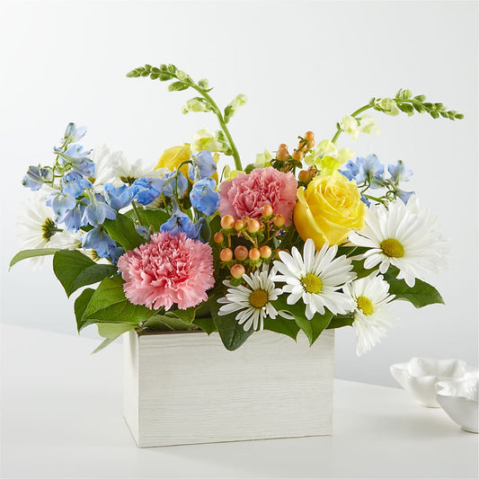 Sun Salutation Box Bouquet –  Gathered Blooms By Emily, Fairburn GA