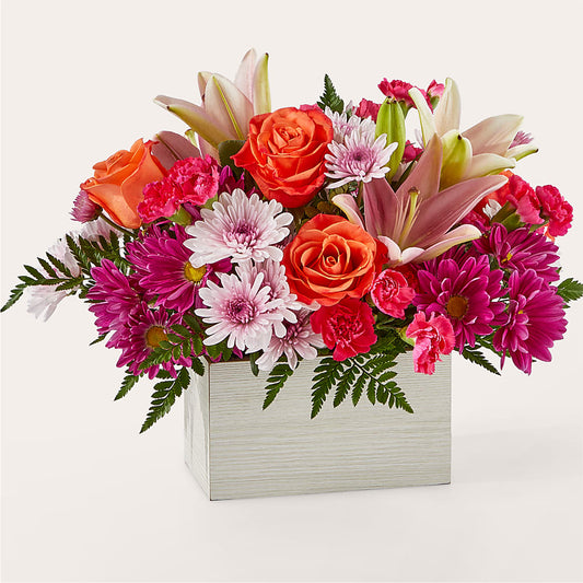 Light of My Life Box Bouquet –  Gathered Blooms By Emily, Fairburn GA
