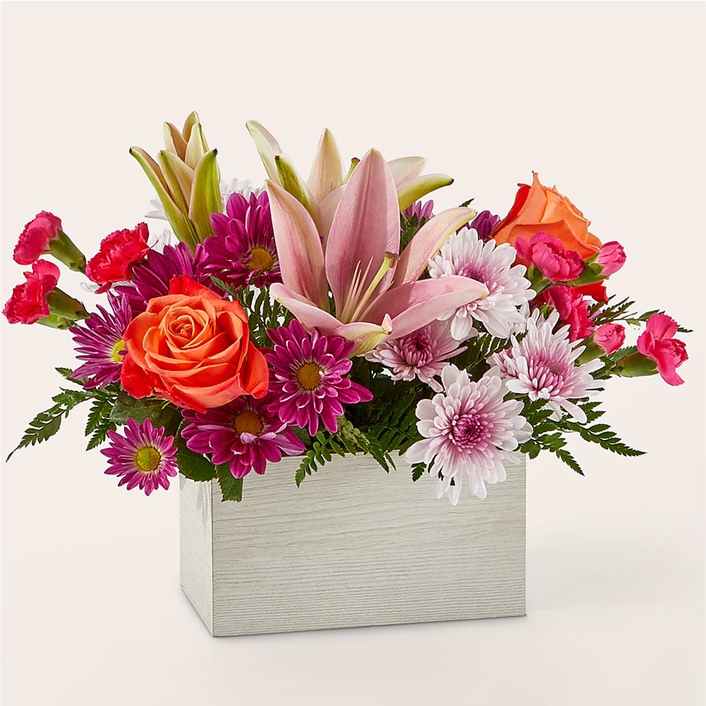 Light of My Life Box Bouquet –  Gathered Blooms By Emily, Fairburn GA