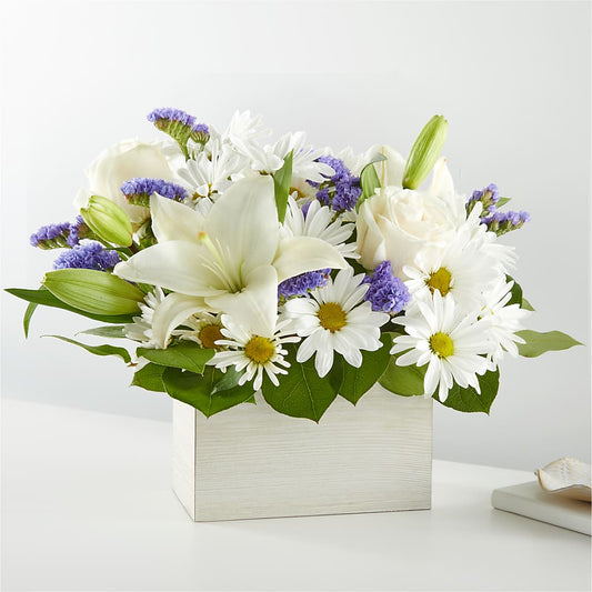 Beyond Blue Box Bouquet –  Gathered Blooms By Emily, Fairburn GA