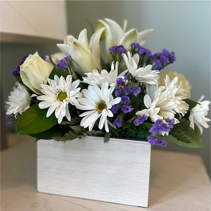 Beyond Blue Box Bouquet –  Gathered Blooms By Emily, Fairburn GA