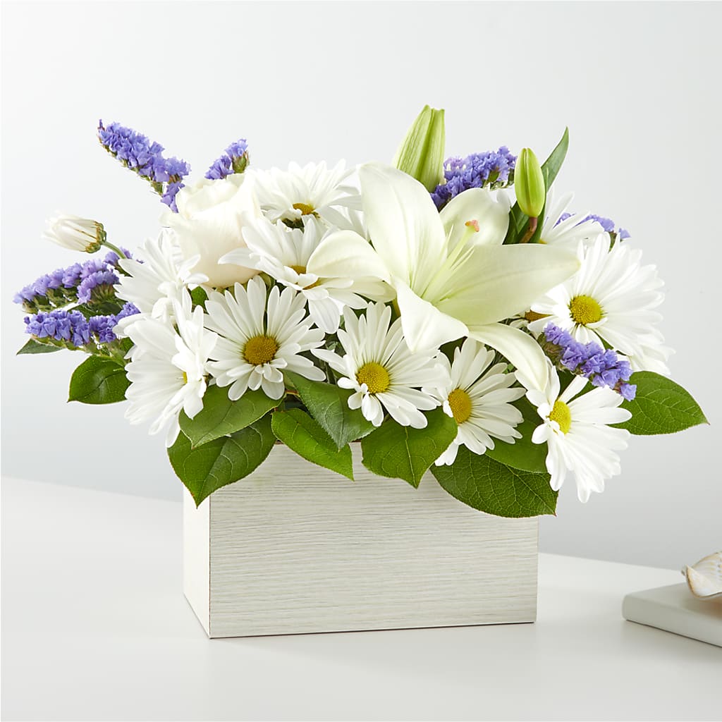 Beyond Blue Box Bouquet –  Gathered Blooms By Emily, Fairburn GA