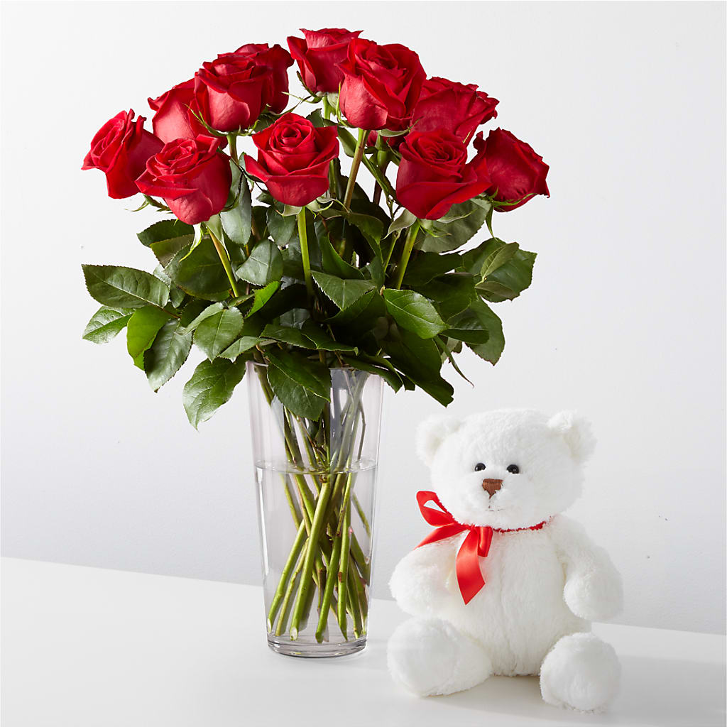 Romantic Long Stem Red Rose Bouquet Bundles –  Gathered Blooms By Emily, Fairburn GA