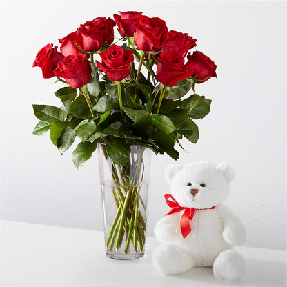 Romantic Long Stem Red Rose Bouquet Bundles –  Gathered Blooms By Emily, Fairburn GA