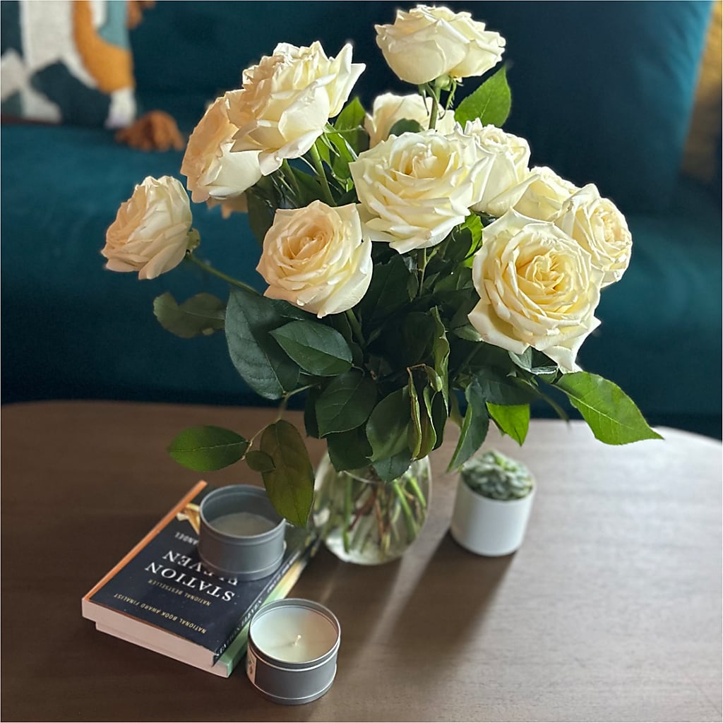 Long Stem Yellow Rose Bouquet –  Gathered Blooms By Emily, Fairburn GA