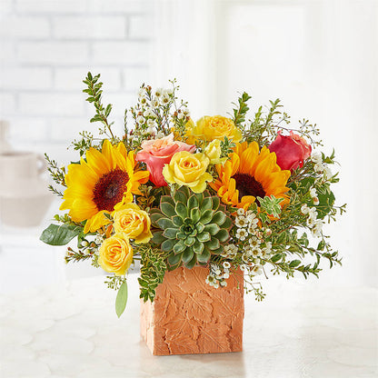 Sunflower Season Bouquet –  Gathered Blooms By Emily, Fairburn GA