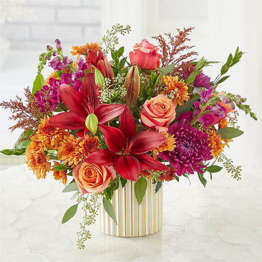 Burgundy Landscape Bouquet –  Gathered Blooms By Emily, Fairburn GA