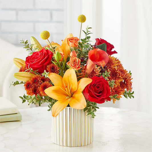 Scarlet Skies Bouquet –  Gathered Blooms By Emily, Fairburn GA