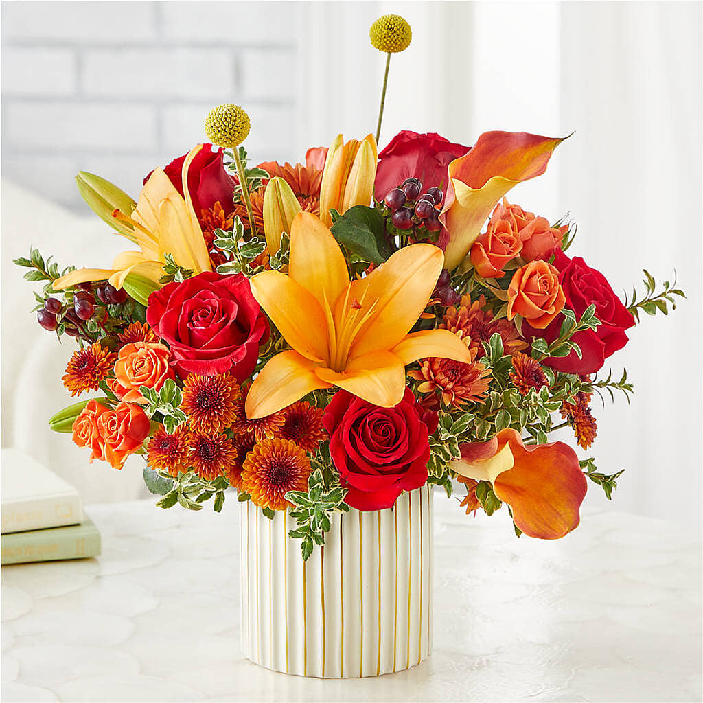 Scarlet Skies Bouquet –  Gathered Blooms By Emily, Fairburn GA