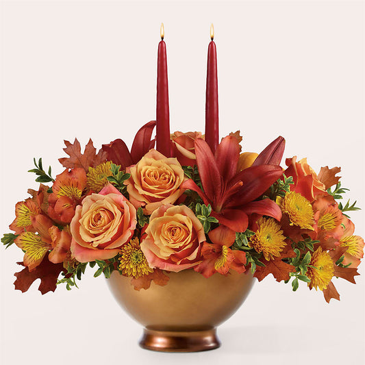 Harvest Table Centerpiece –  Gathered Blooms By Emily, Fairburn GA