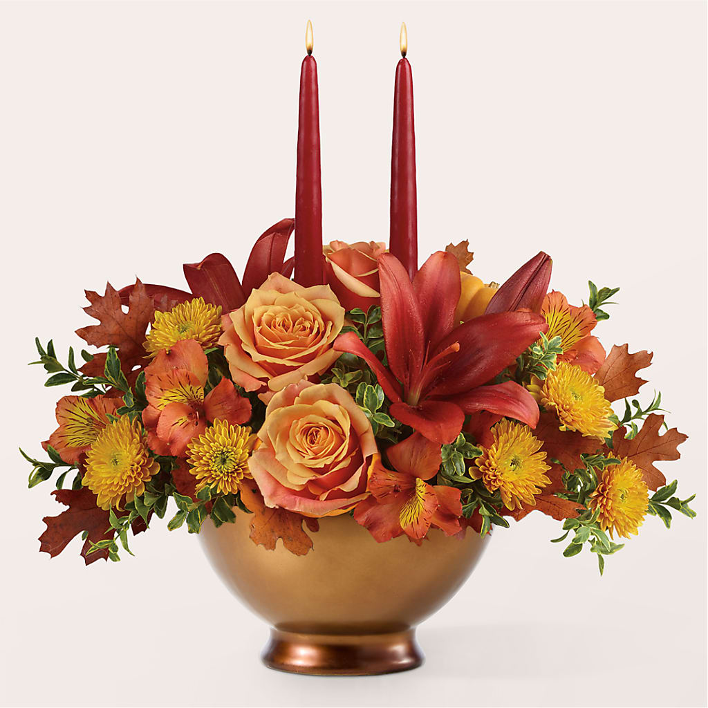 Harvest Table Centerpiece –  Gathered Blooms By Emily, Fairburn GA