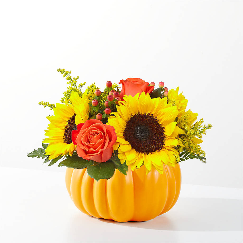 Pick of the Patch Pumpkin Bouquet –  Gathered Blooms By Emily, Fairburn GA