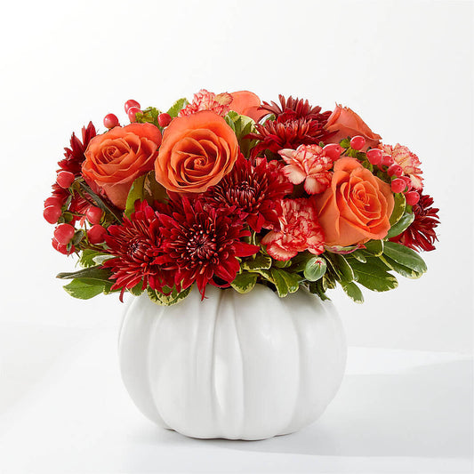 Autumn Air Pumpkin Bouquet –  Gathered Blooms By Emily, Fairburn GA
