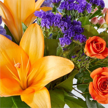 Radiant Citrus Bouquet –  Gathered Blooms By Emily, Fairburn GA