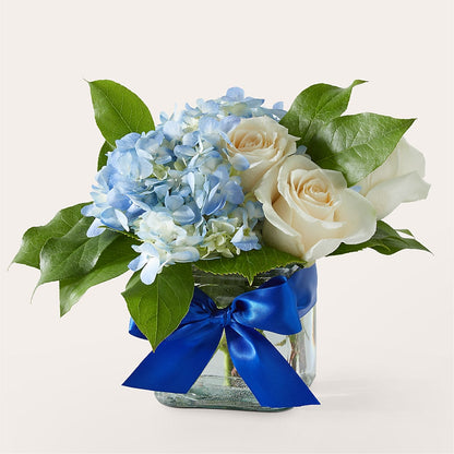Sky Blue Delight Bouquet –  Gathered Blooms By Emily, Fairburn GA