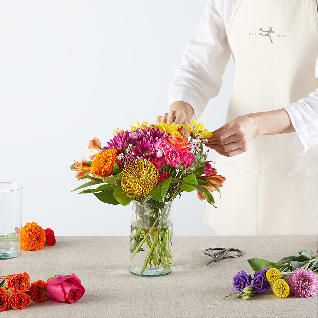 Feast of Color – A Florist Original –  Gathered Blooms By Emily, Fairburn GA