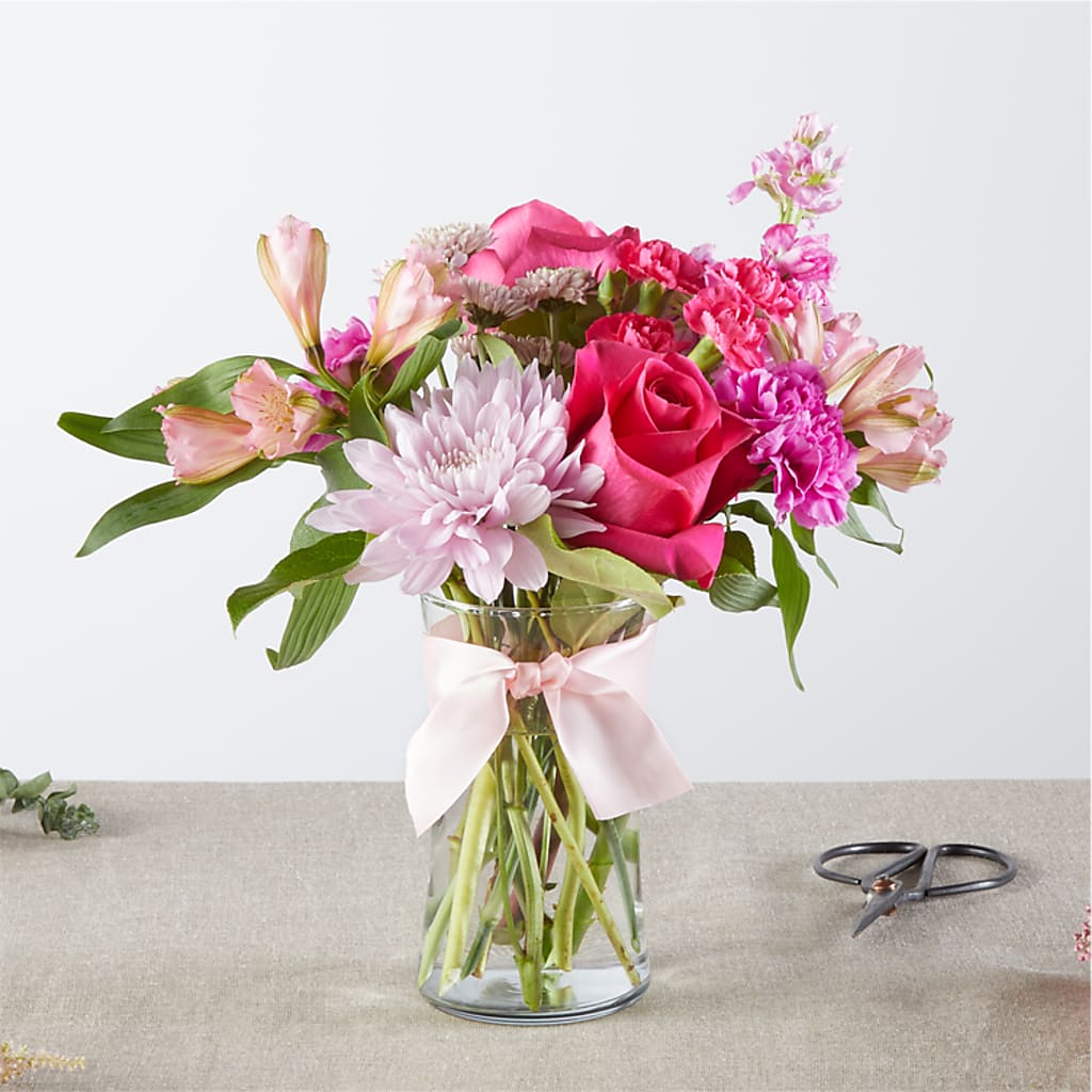 Pink Ribbon - A Florist Original –  Gathered Blooms By Emily, Fairburn GA