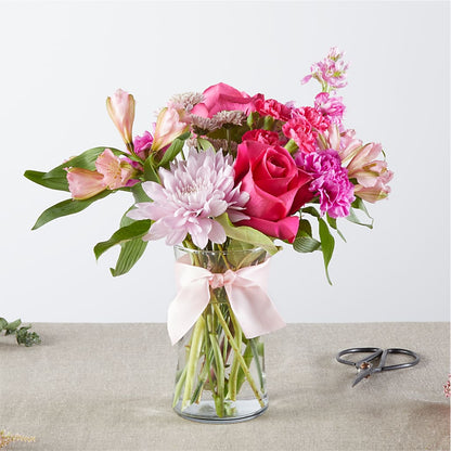 Pink Ribbon - A Florist Original –  Gathered Blooms By Emily, Fairburn GA