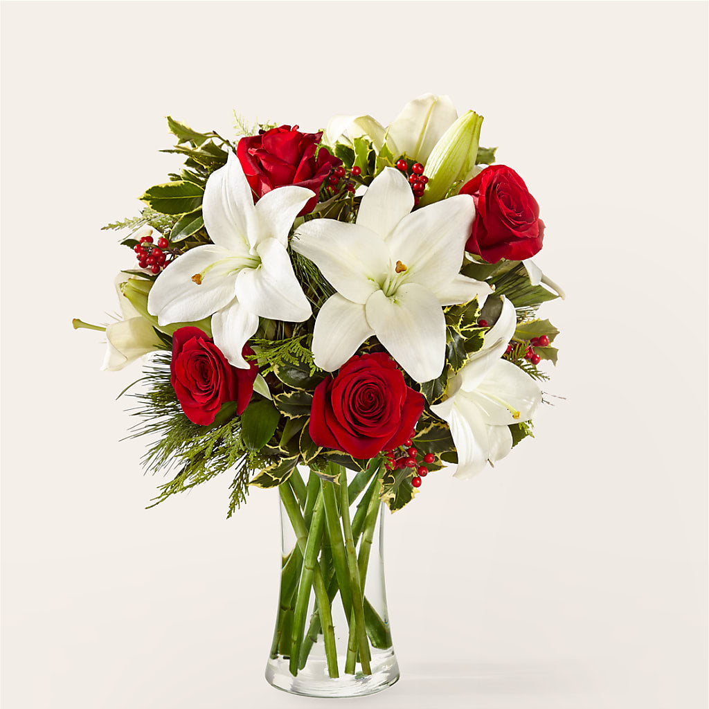 Sparkling Snowflakes Bouquet –  Gathered Blooms By Emily, Fairburn GA