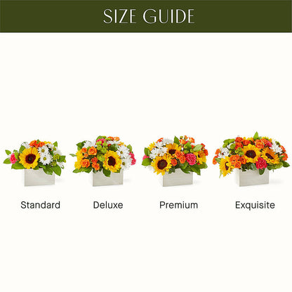 Sun-drenched Blooms Box Bouquet –  Gathered Blooms By Emily, Fairburn GA