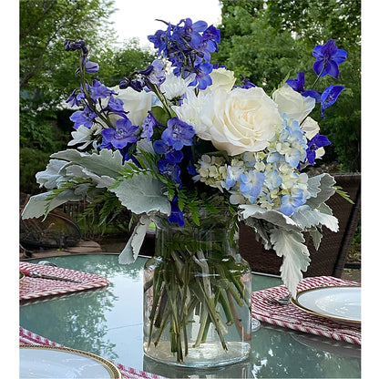 Clear Skies Bouquet –  Gathered Blooms By Emily, Fairburn GA
