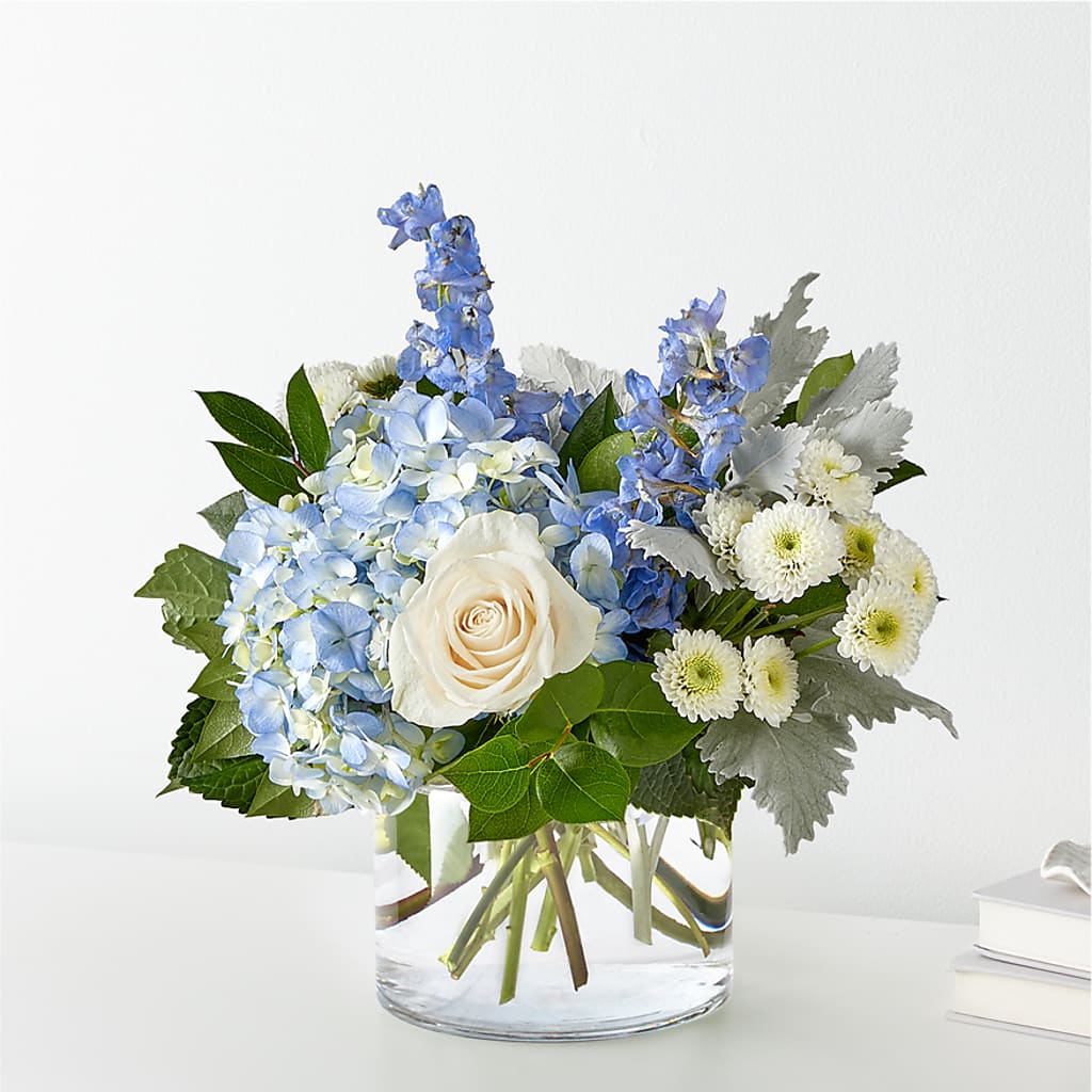 Clear Skies Bouquet –  Gathered Blooms By Emily, Fairburn GA