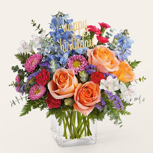 Birthday Bash Bouquet –  Gathered Blooms By Emily, Fairburn GA