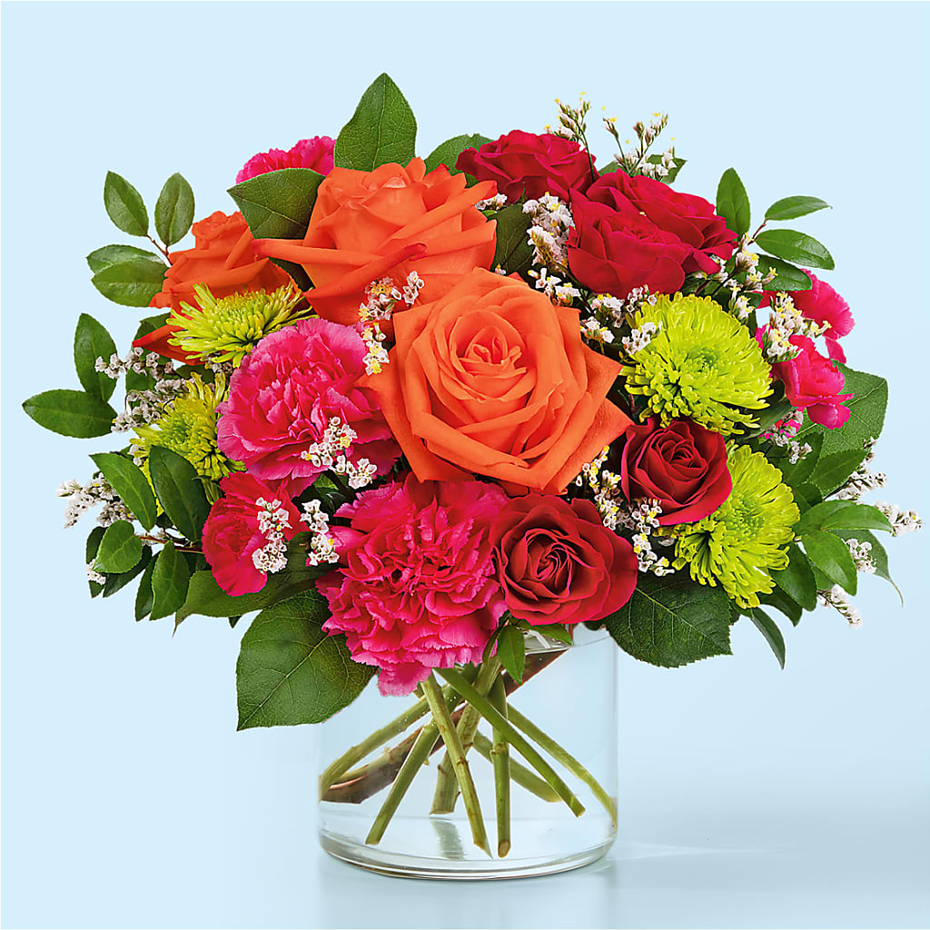 Colorful Carnival Bouquet –  Gathered Blooms By Emily, Fairburn GA