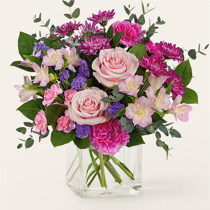 Rosy Radiance Bouquet –  Gathered Blooms By Emily, Fairburn GA