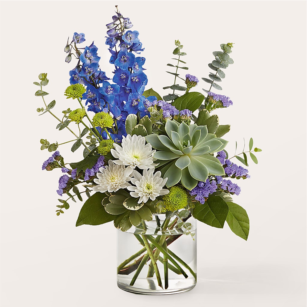 Cerulean Waves Bouquet –  Gathered Blooms By Emily, Fairburn GA