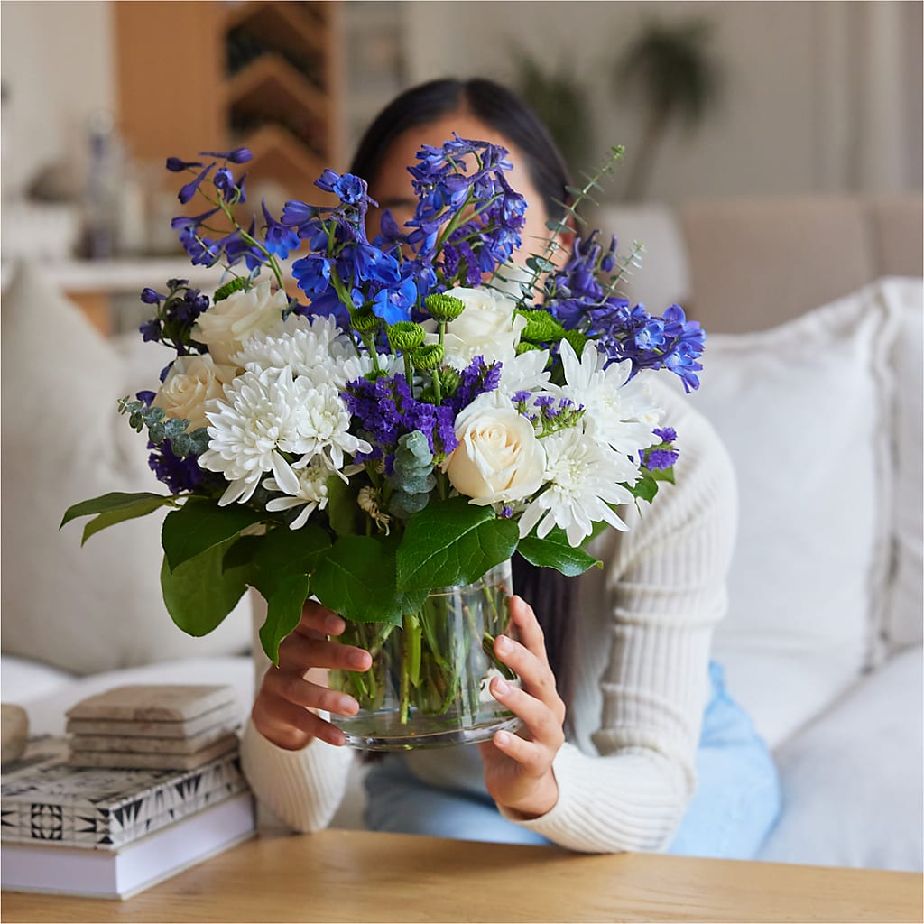 Cerulean Waves Bouquet –  Gathered Blooms By Emily, Fairburn GA