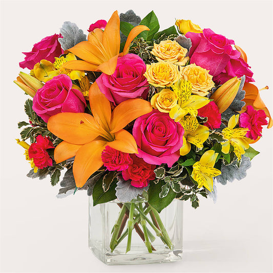 To the Tropics Bouquet –  Gathered Blooms By Emily, Fairburn GA