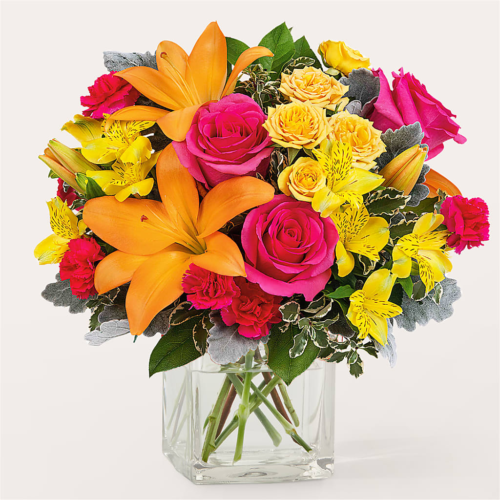 To the Tropics Bouquet –  Gathered Blooms By Emily, Fairburn GA