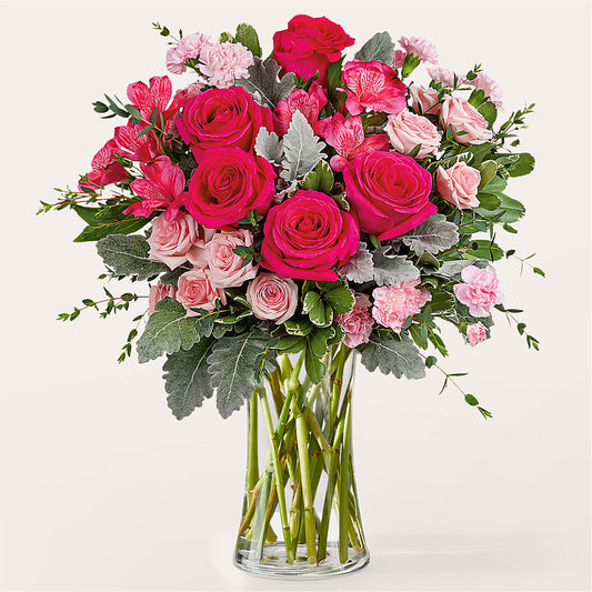 Tickled Pink Bouquet –  Gathered Blooms By Emily, Fairburn GA