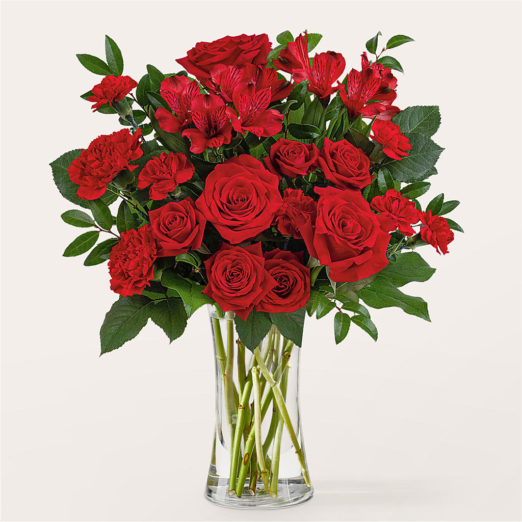 Brilliant Ruby Bouquet –  Gathered Blooms By Emily, Fairburn GA