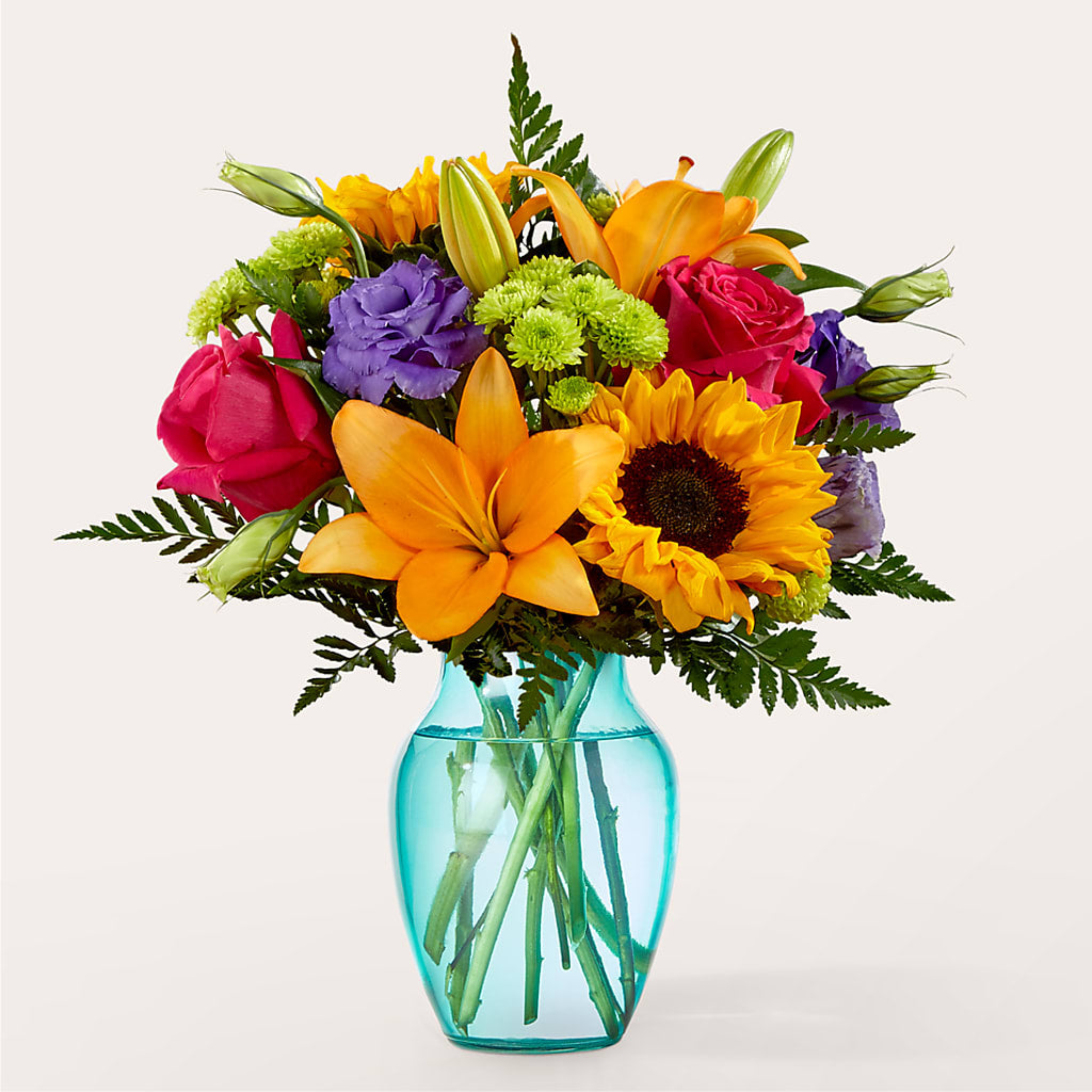 Double Rainbow Bouquet –  Gathered Blooms By Emily, Fairburn GA