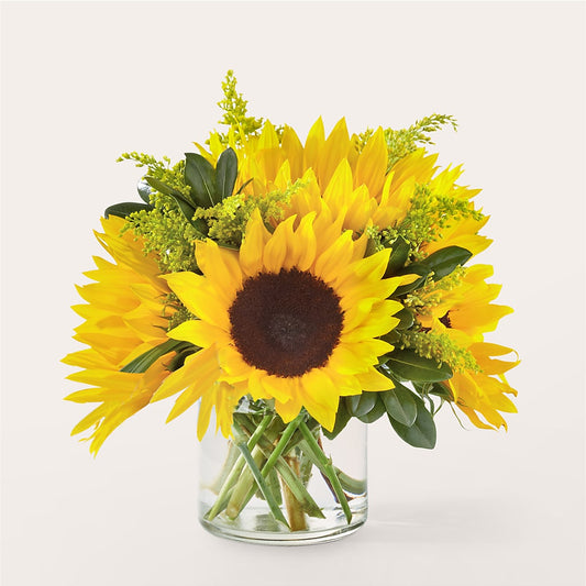 Beaming Sunflower Bouquet –  Gathered Blooms By Emily, Fairburn GA
